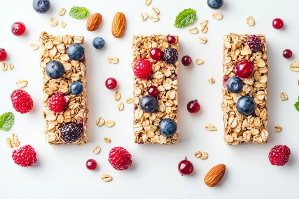 Three Slice of Homemade Muesli Bar